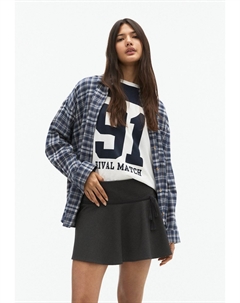 Мини-юбка, темно-серый Pull & bear