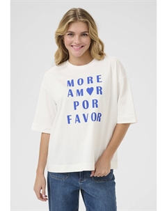 Футболка с принтом GISSA , белый Kaffe