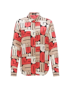 Блузка на пуговицах LANGARM FUMIRA, красный Opus