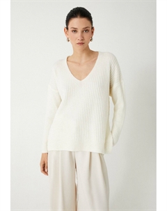 Джемпер V NECK, белый Koton