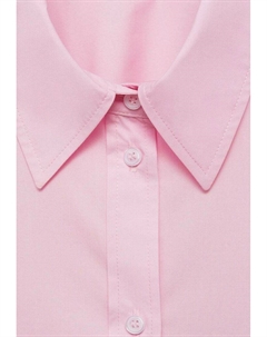 Блузка на пуговицах DOUBLE, розовый Mango