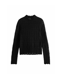 Джемпер REGULAR FIT POINTELLE STITCH, черный Next