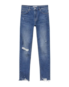 Узкие джинсы, синий Pull & bear