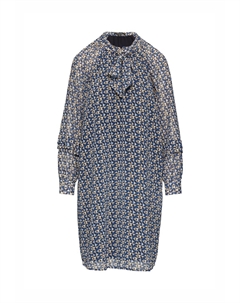 Повседневное платье MIT ABNEHMBAREM BINDEBAND, темно-синий Comma,