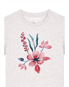 Футболка с принтом, серый Watapparel