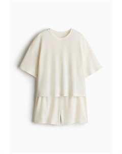 Пижама вафельной вязки, бежевый H&m