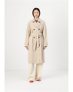 Пальто-тренч CAMILLA LONG BELT JACKET , бежевый Jdy