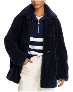 Пальто из искусственной дубленки The Brooks, синий Kule