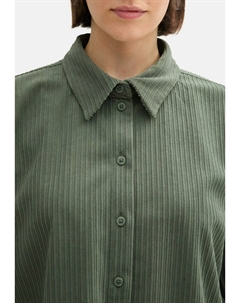 Блузка на пуговицах, зеленый Tom tailor