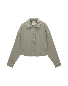 Джинсовая куртка Between-Season Jacket, хаки Pull & bear