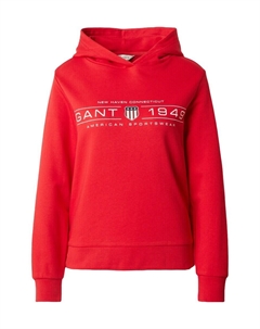 Толстовка с капюшоном Sweatshirt, красный Gant