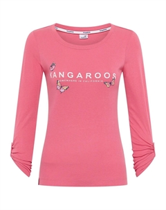 Лонгслив Shirt, темно-розовый Kangaroos