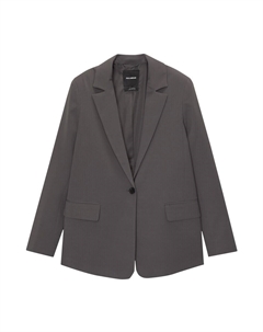 Классический блейзер Blazer, темно-серый Pull & bear