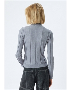 Джемпер HIGH NECK, серый Koton