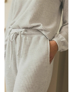 Пижамный комплект COSY WAFFLE LONG SLEEVE REGULAR FIT SET, серый Next