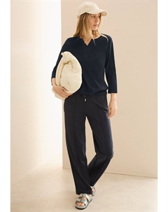 Топ с длинными рукавами IM-LOOK, сине-зеленый Cecil