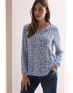 Топ с длинными рукавами, синий Cecil