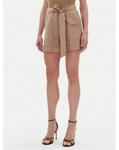 Шорты свободного кроя из ткани W5GD1R WG4C2, бежевый Guess