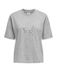 Футболка Shirt PENNY, пятнистый серый Jdy