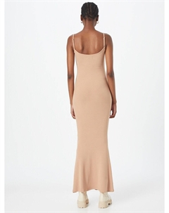 Платье макси Dress, нюд Edikted