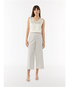 Тканевые брюки Hose 3/4, бежевый Comma,