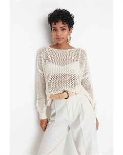 Пуловер Pullover, кремовый Trendyol