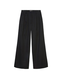 Тканевые брюки Straight Leg Pants mit Bundfalten, цвет deep night blue Marc o'polo