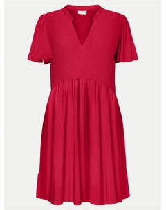 Летнее платье стандартный крой Star 15257228, красный Jdy