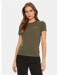 Футболка обычного кроя W4YI02 J1314, зеленый Guess