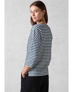 Топ с длинными рукавами STRUKTUR, цвет Mottled Dark Blue Cecil