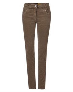 Тканевые брюки Slim fit Pants, оливковый Cecil