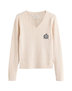 Базовый свитер Sweater, кремовый Next