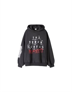 Толстовка с капюшоном Sweatshirt, серый Bershka