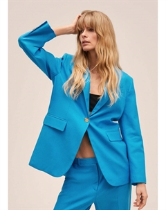 Классический блейзер Blazer Adela, синий Mango