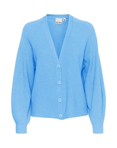Вязаный кардиган Knit Cardigan BOSTON, лазурный Ichi