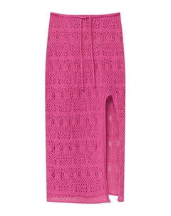 Юбка макси Skirt, фуксия Pull & bear