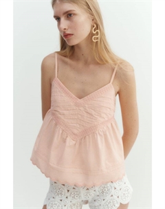 Майка с кантом, розовый H&m