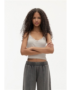 Топ STRAPPY CAMISOLE, серый Pull & bear