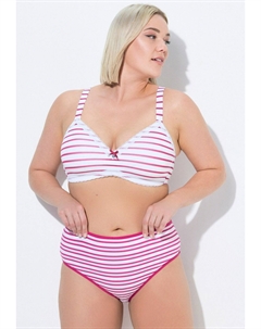 Трусы 5 PACK STRIPES, розовый Ulla popken