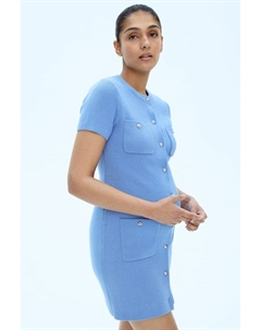 Платье для мамы в рубчик, голубой H&m