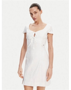 Летнее платье стандартный крой W5GK41 WH5L2, белый Guess