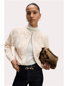 Кардиган OPEN STITCH , бежевый Marks & spencer