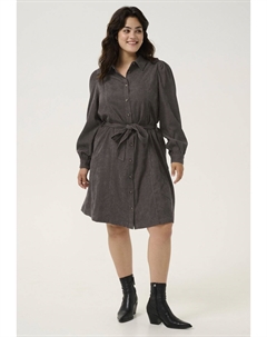 Платье-рубашка VERANA, коричневый Kaffe curve