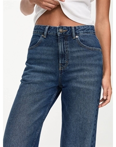 Джинсы Wide leg Jeans, темно-синий Pull & bear