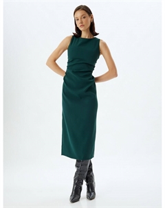 Платье миди Dress, изумрудный Koton
