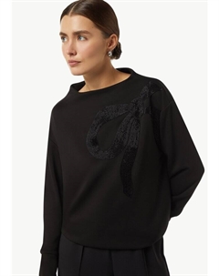 Толстовка Sweatshirt langarm, черный Comma,