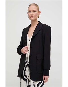 Шерстяная блейзер, черный Weekend max mara