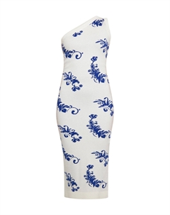 Платье-джемпер, белый Izia