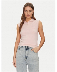 Рубашка поло стандартный крой W5GP24 KCYR1, бежевый Guess