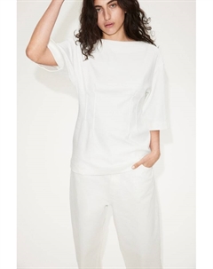 Приталенная рубашка, белый H&m